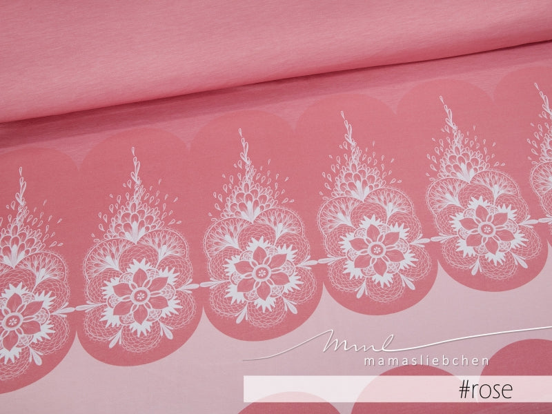 Mandala Jersey Rapport, Rose by Mamasliebchen