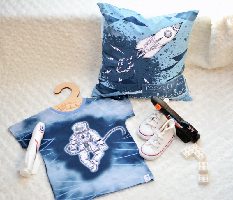Rocket Man Jersey Rapport, Blue by Mamasliebchen