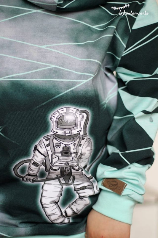 Rocket Man Jersey Rapport, Teal by Mamasliebchen