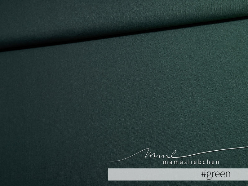 Basic Jeans Flow Stretch French Terry, Green
