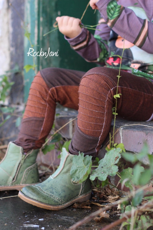 Basic Jeans Flow Stretch French Terry, Rust
