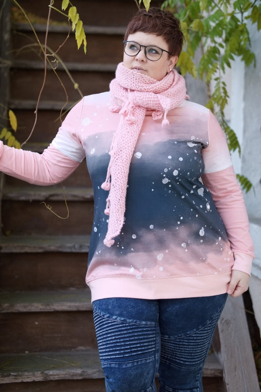 Prisma Flow Stretch French Terry, Rose