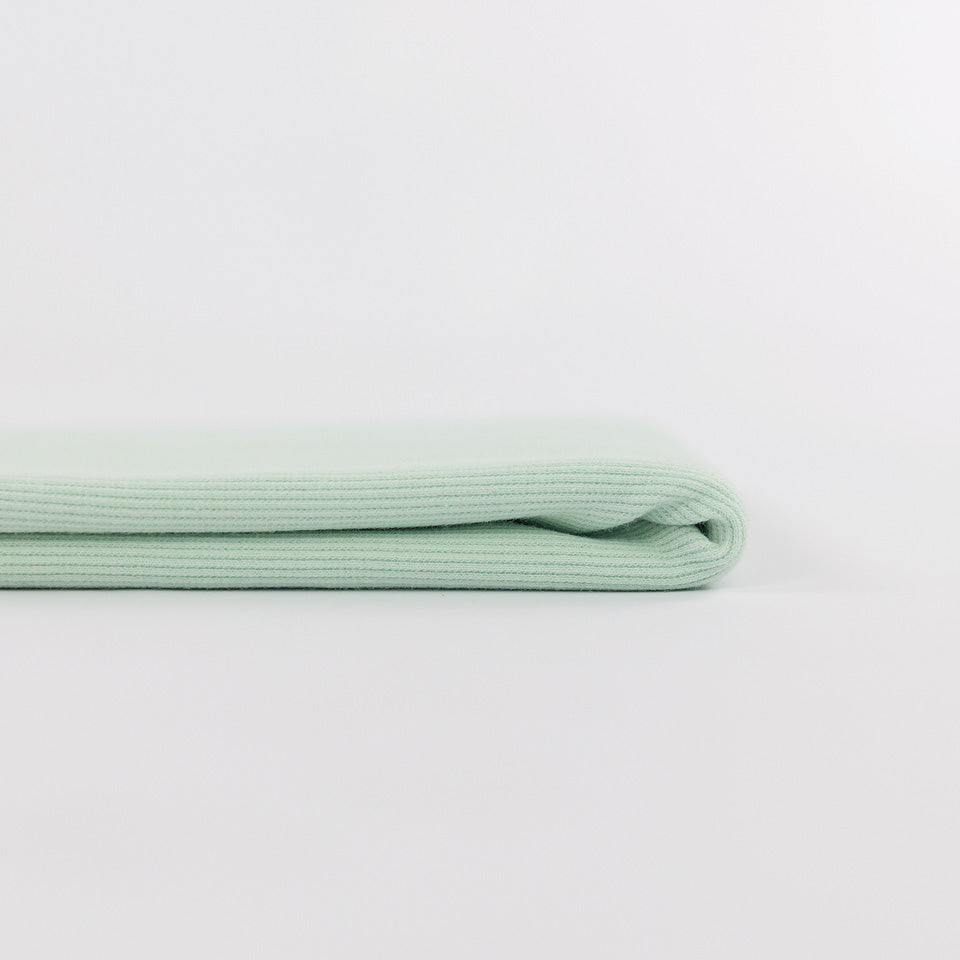 Rib Knit, Light Green Glass