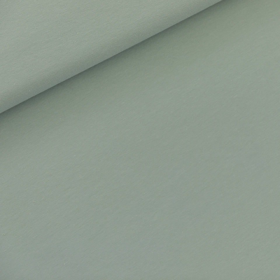 French Terry Solid, Green Surf