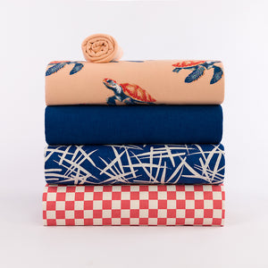 Rib Knit, Peach Parfait