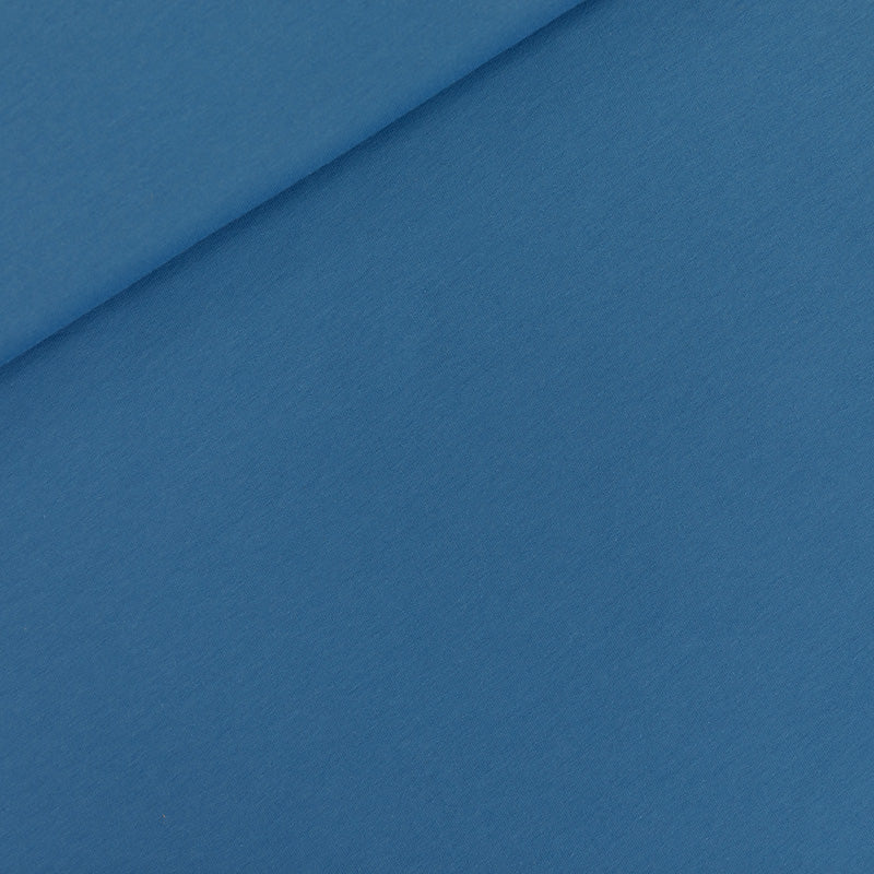 French Terry Solid, Pacific Coast Blue