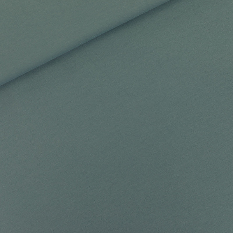 French Terry Solid, Dusty Turquoise