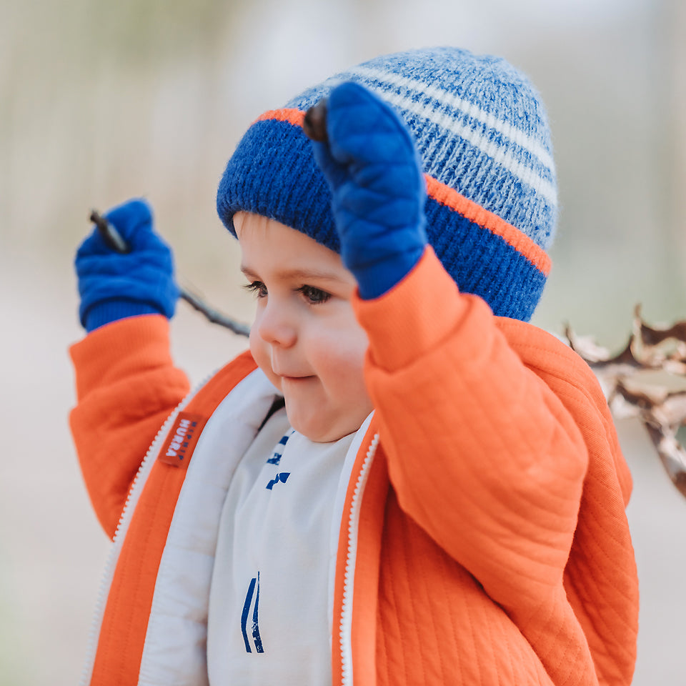 Quilted Knit, Flame Red