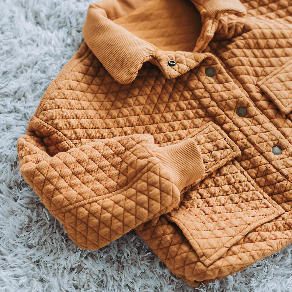 Heavy Rib Knit, Buckthorn Brown