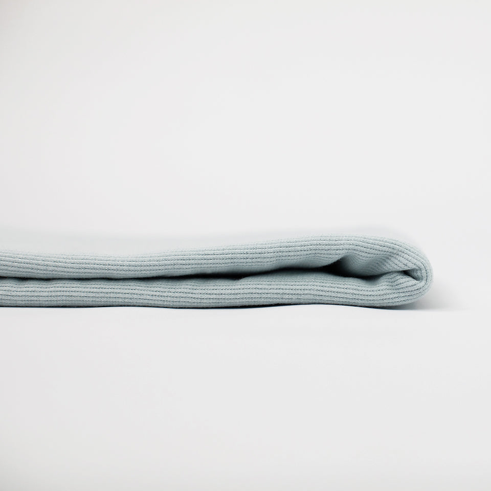 Rib Knit, Baby Blue