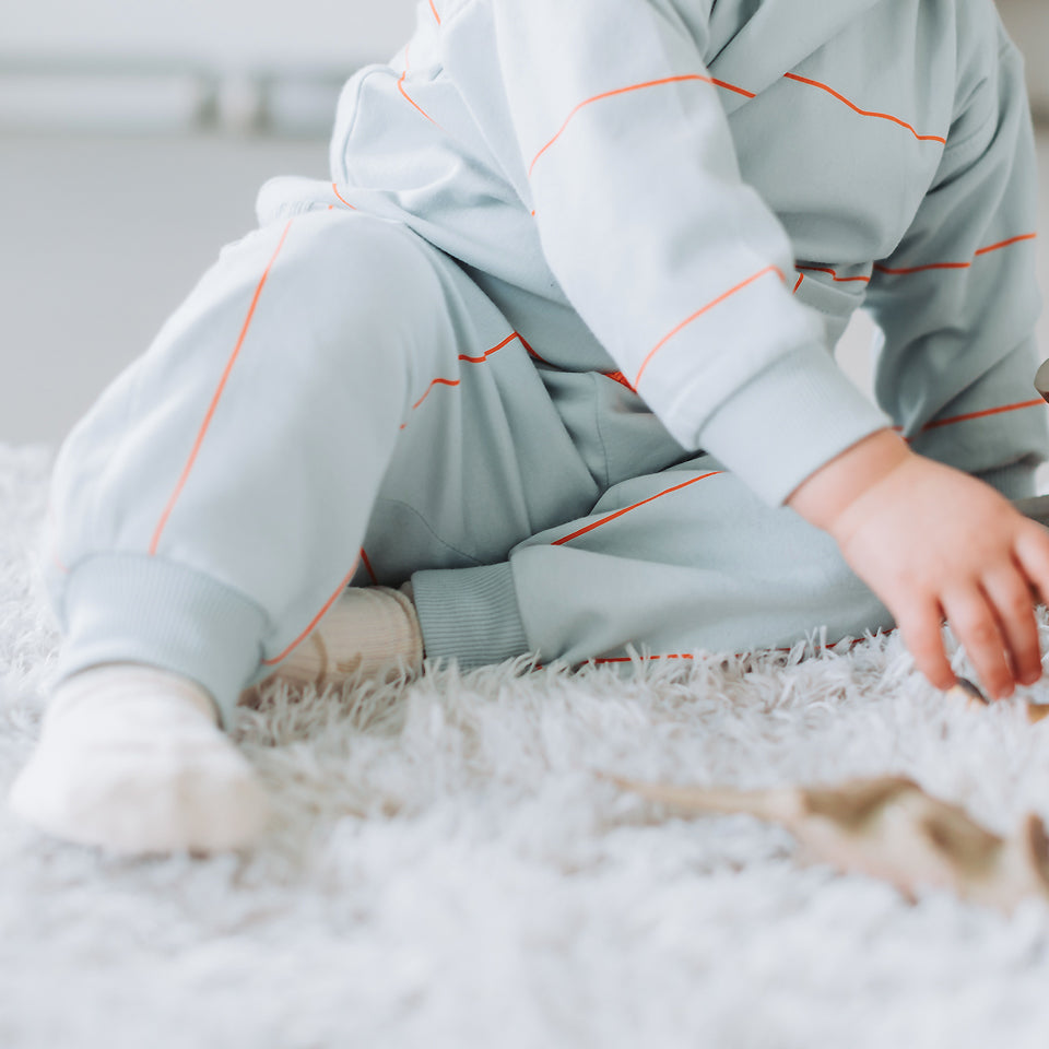 Verticals French Terry, Baby Blue