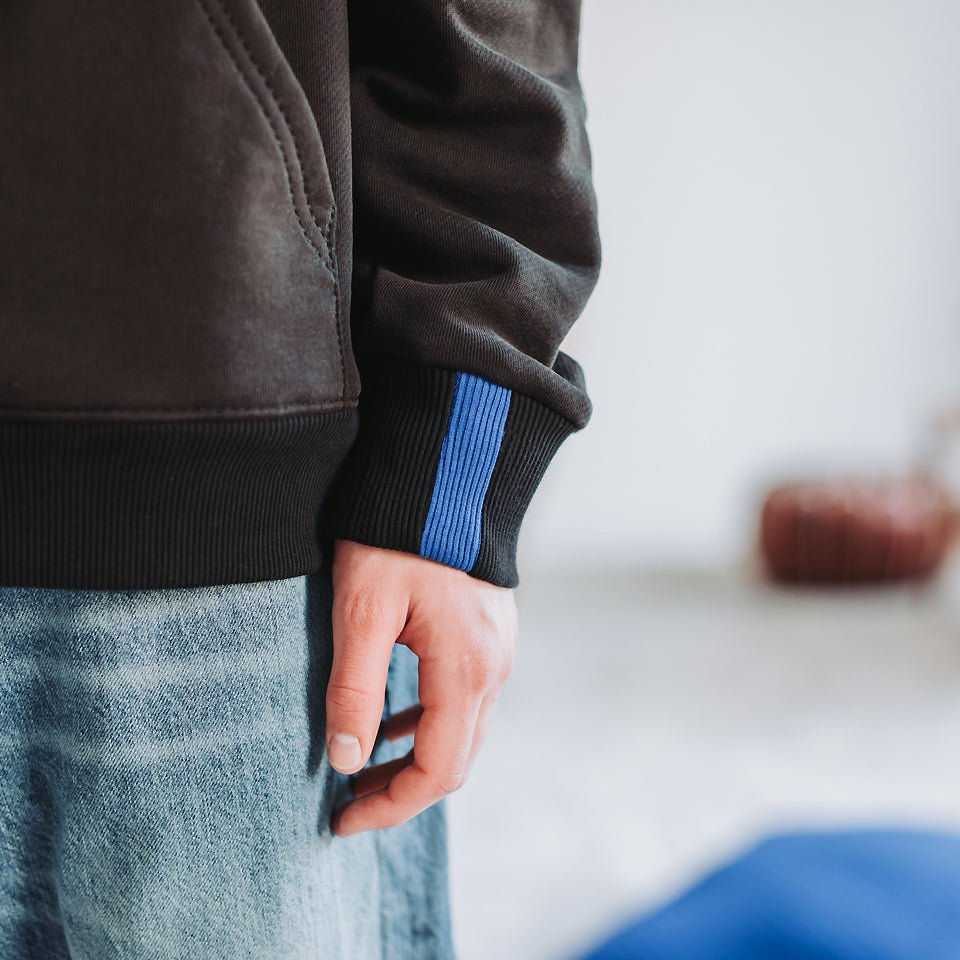 Heavy Rib Knit, Black