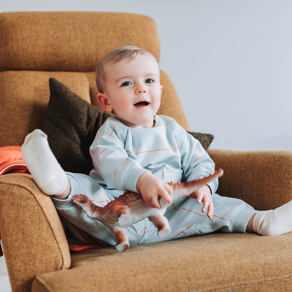 Verticals French Terry, Baby Blue