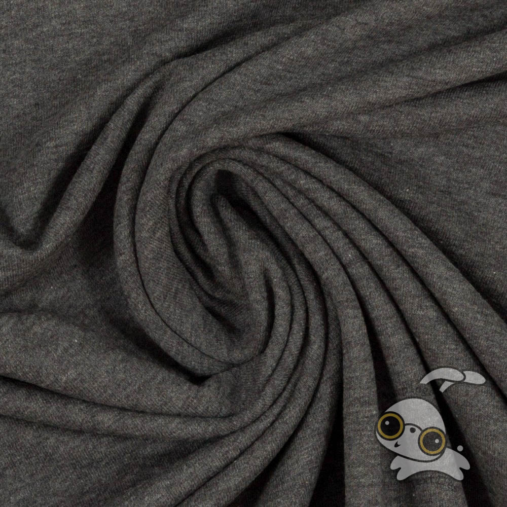 Melange Charcoal Sweatshirt Fleece