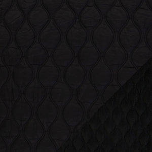 Matilda Black Quilted Doubleface