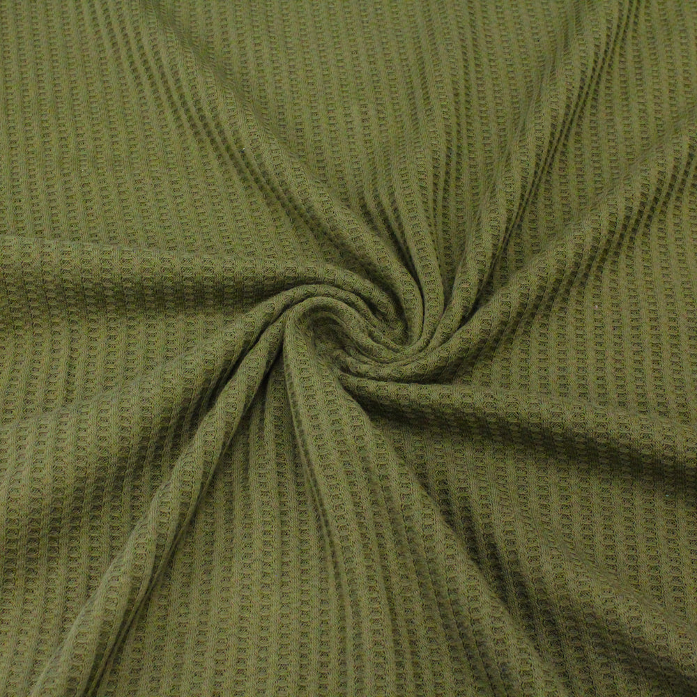 Olive Waffle Knit BIG