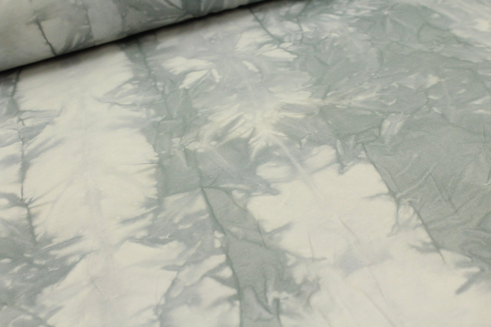 Icy Gray Tie Dye Sweatshirt Fleece