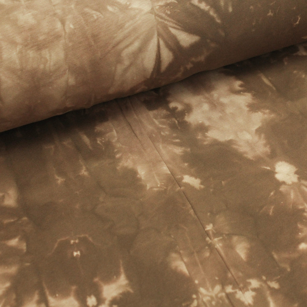 Mocha Pecan Tie Dye Sweatshirt Fleece