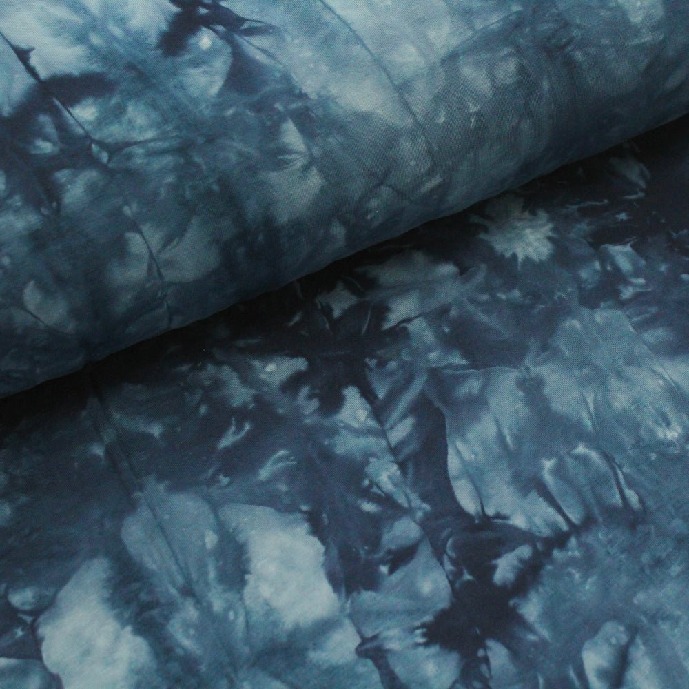 Night Blue Tie Dye Sweatshirt Fleece
