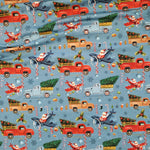 Santa's Prop Plane Blue Organic Jersey