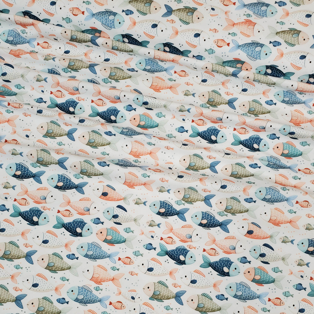 School of Fish Pastel Organic Jersey