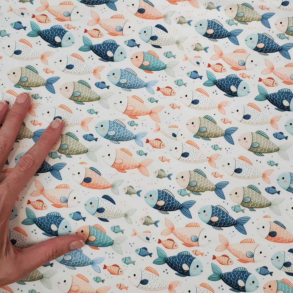 School of Fish Pastel Organic Jersey
