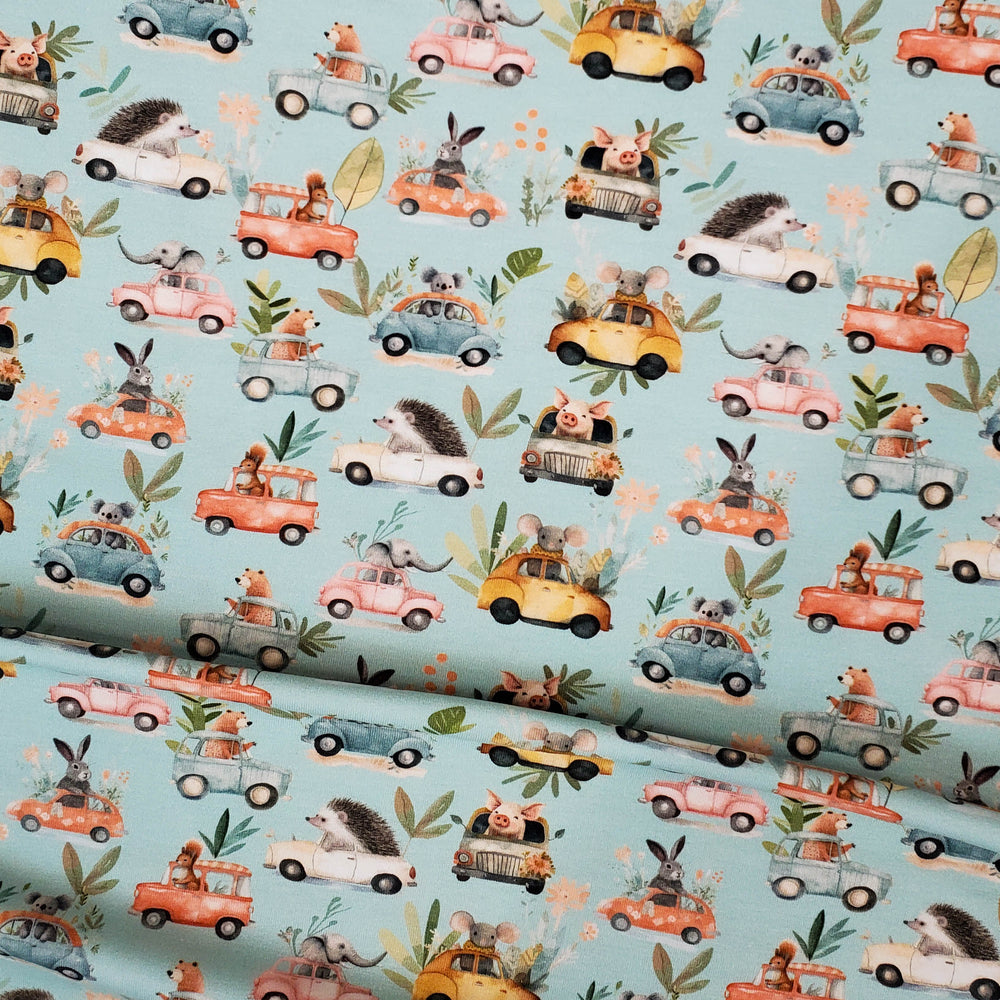 Beep Beep Mint Organic Jersey