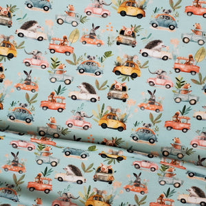 Beep Beep Mint Organic Jersey