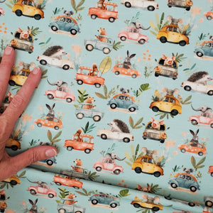 Beep Beep Mint Organic Jersey