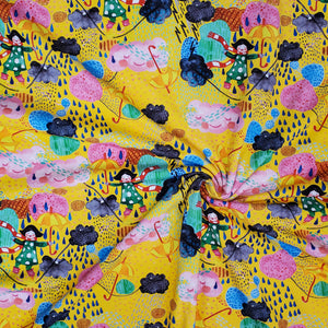 Dancing In The Rain Yellow Organic Jersey