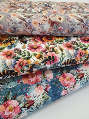 Honey Bees & Flowers Organic Jersey