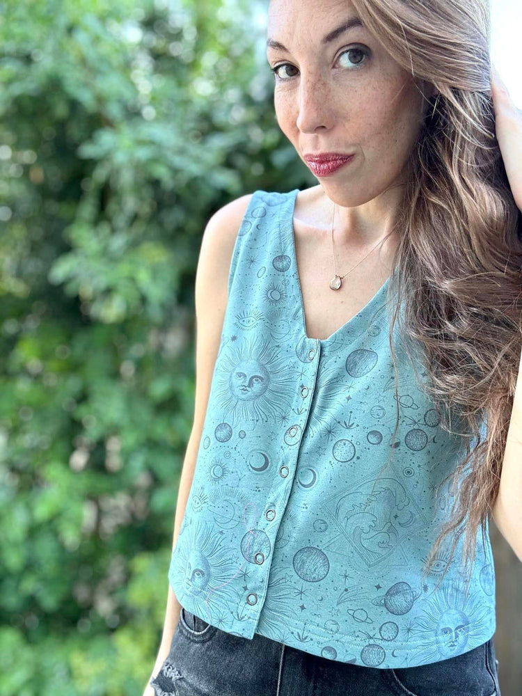 Cosmic Tide Granite Green Organic Jersey