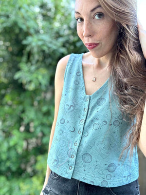 Cosmic Tide Granite Green Organic Jersey