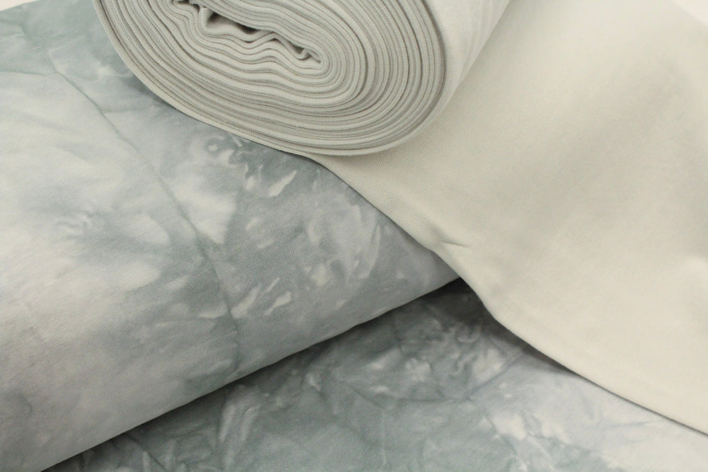 Icy Gray Tie Dye Sweatshirt Fleece