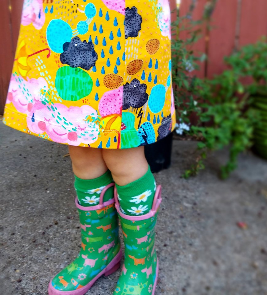 Dancing In The Rain Yellow Organic Jersey