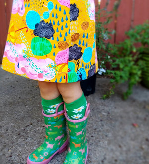 Dancing In The Rain Yellow Organic Jersey