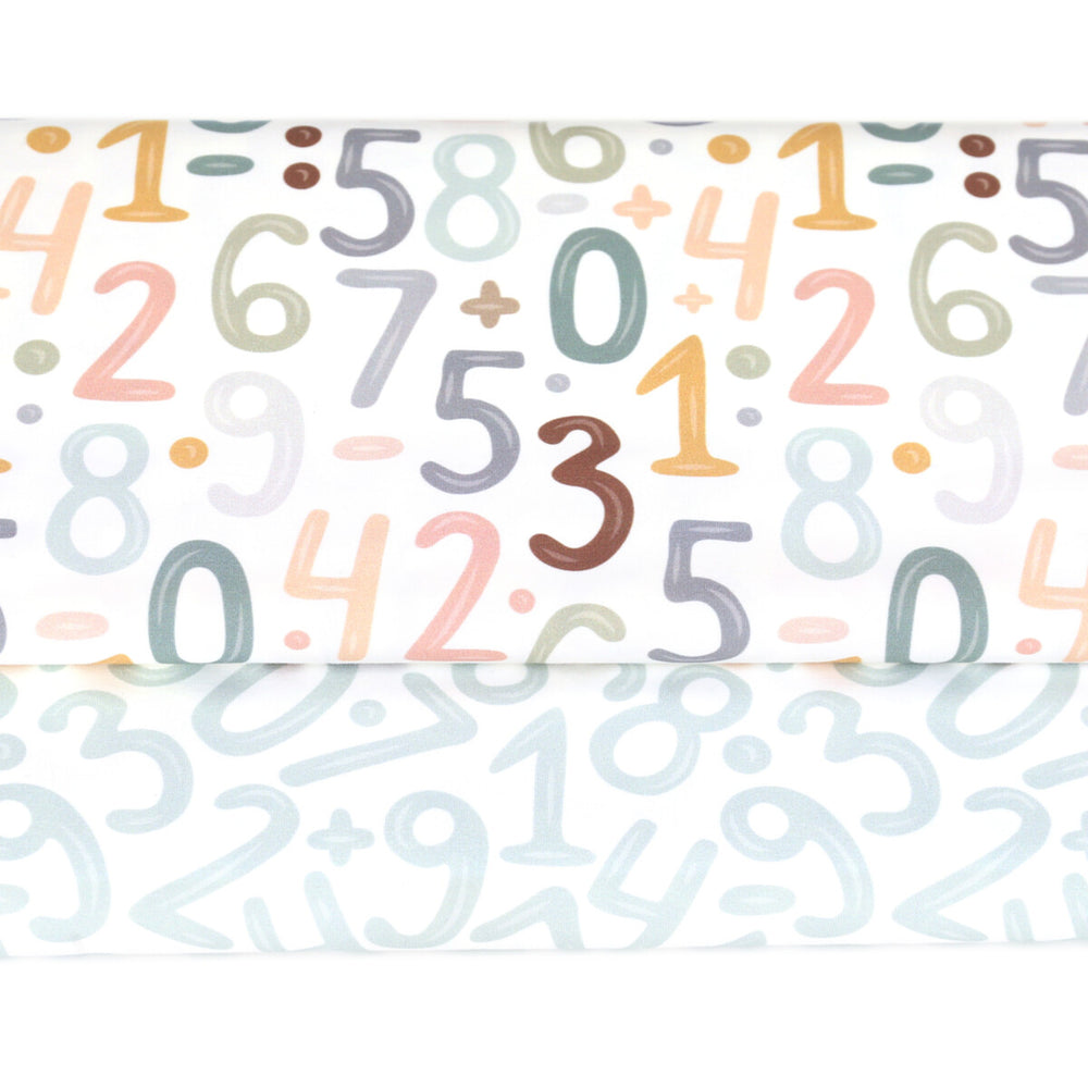 Abby&Me School Fun Numbers Multicolor Organic Jersey