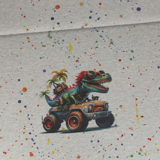 Adventurous Dinosaur Splash Organic French Terry RAPPORT
