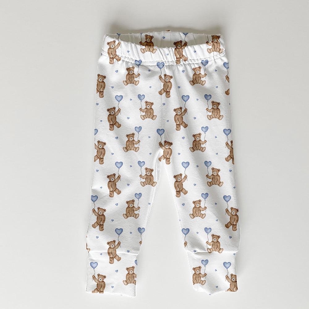 Bears N Balloons Blue Organic Jersey