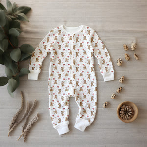Bears N Balloons Red Organic Jersey