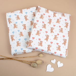 Bears N Balloons Blue Organic Jersey