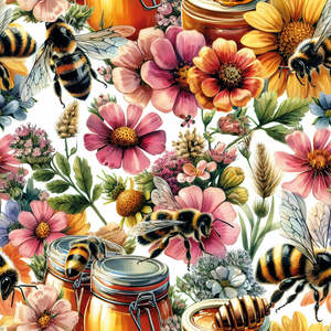 Honey Bees & Flowers Organic Jersey