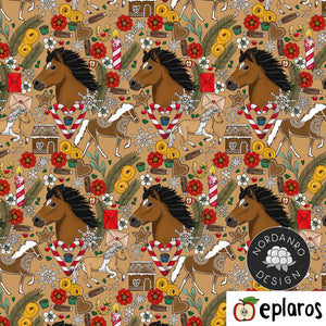 Christmas Pony Latte Organic Jersey