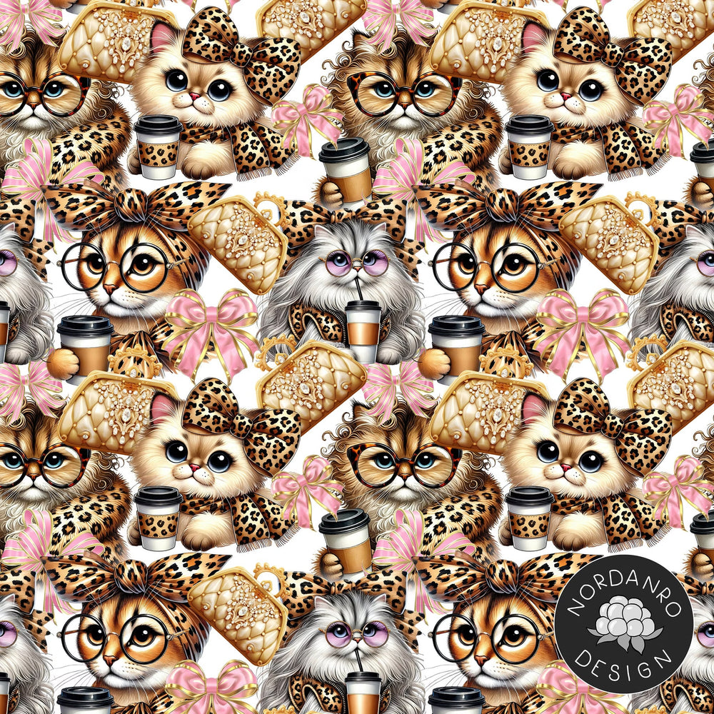 Cats & Bows Organic Jersey