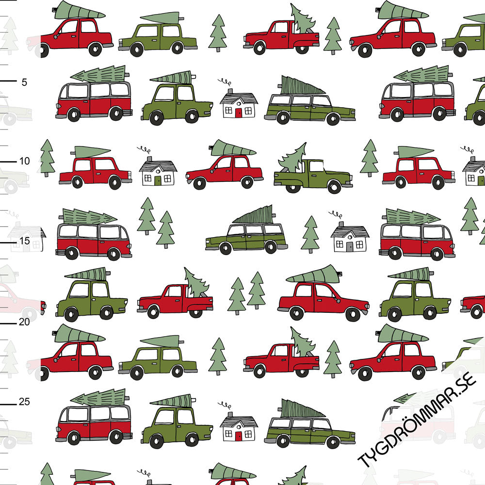 Christmas Cars Organic Jersey