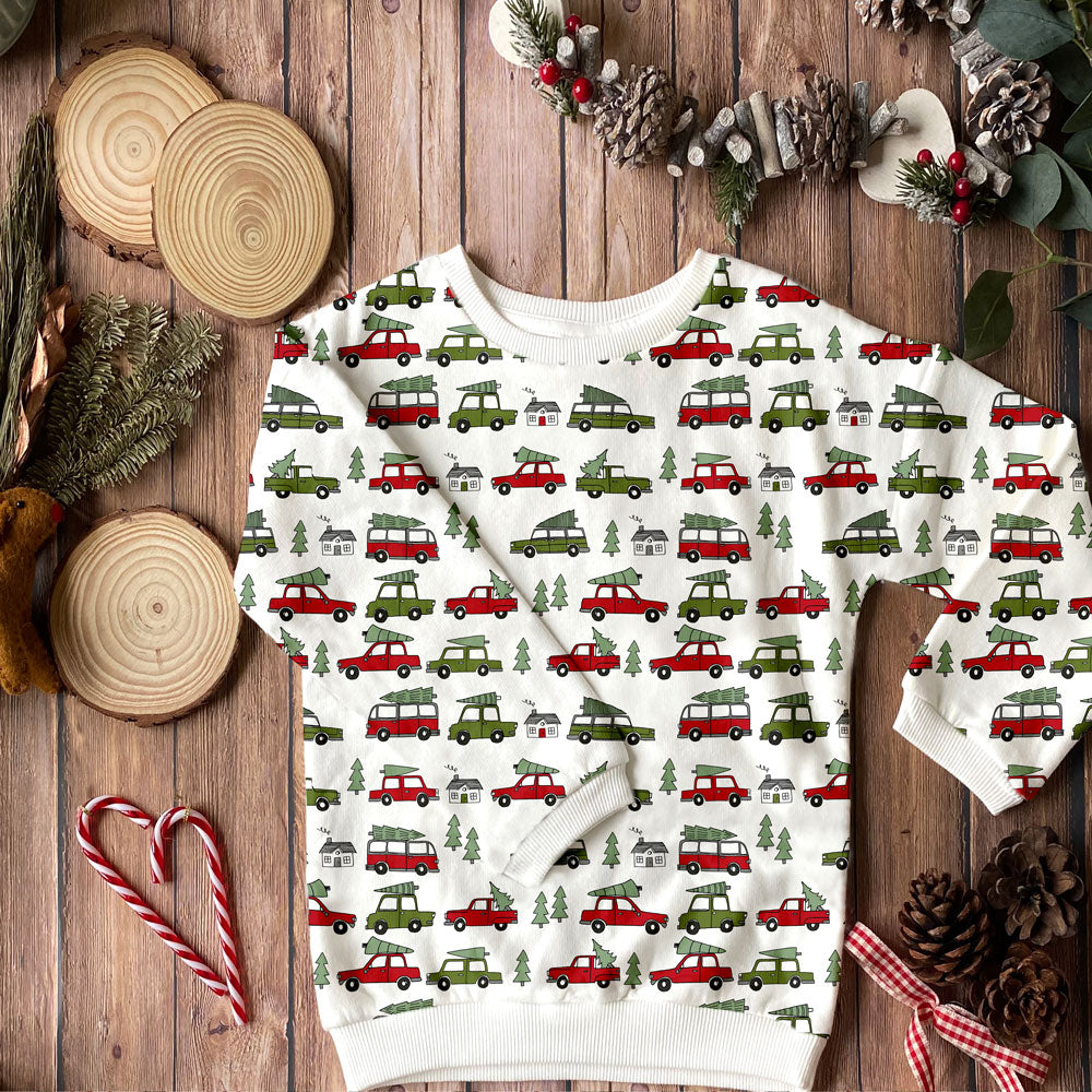 Christmas Cars Organic Jersey