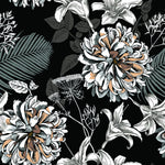 Chrysanthemum Black Organic Jersey