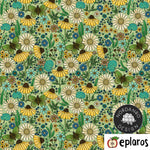 Daisies Green Organic Jersey