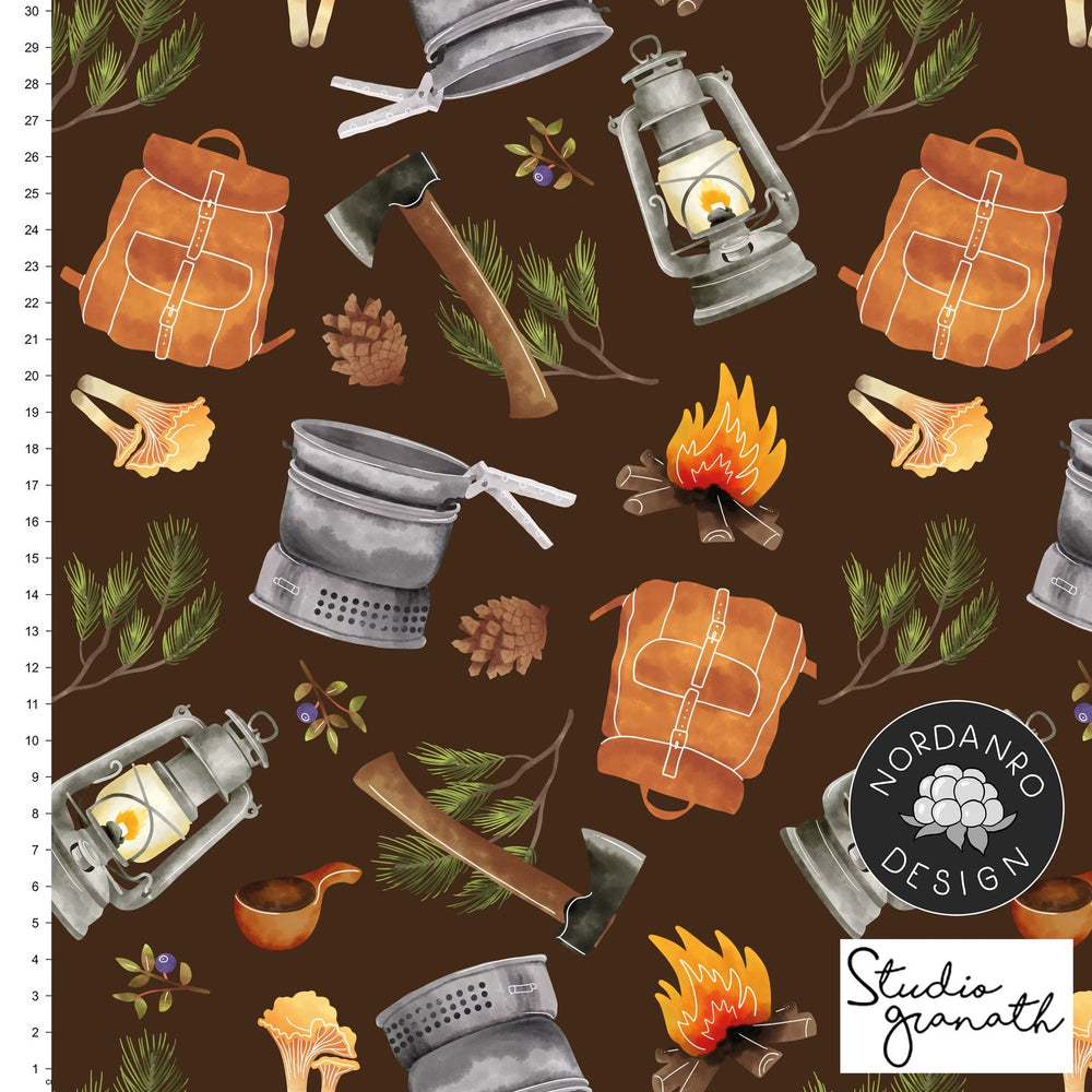 Forest Adventure Brown Organic Jersey