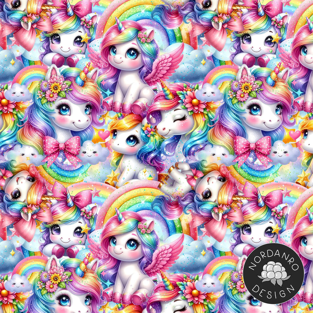 Glitter Unicorn Organic Jersey